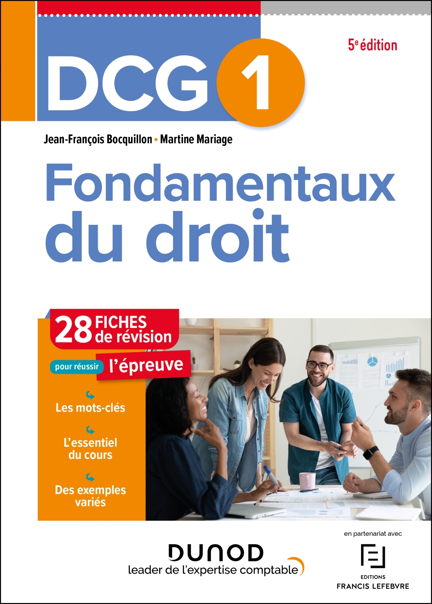 DCG 1 - Fondamentaux du droit - Fiches - 5e éd.