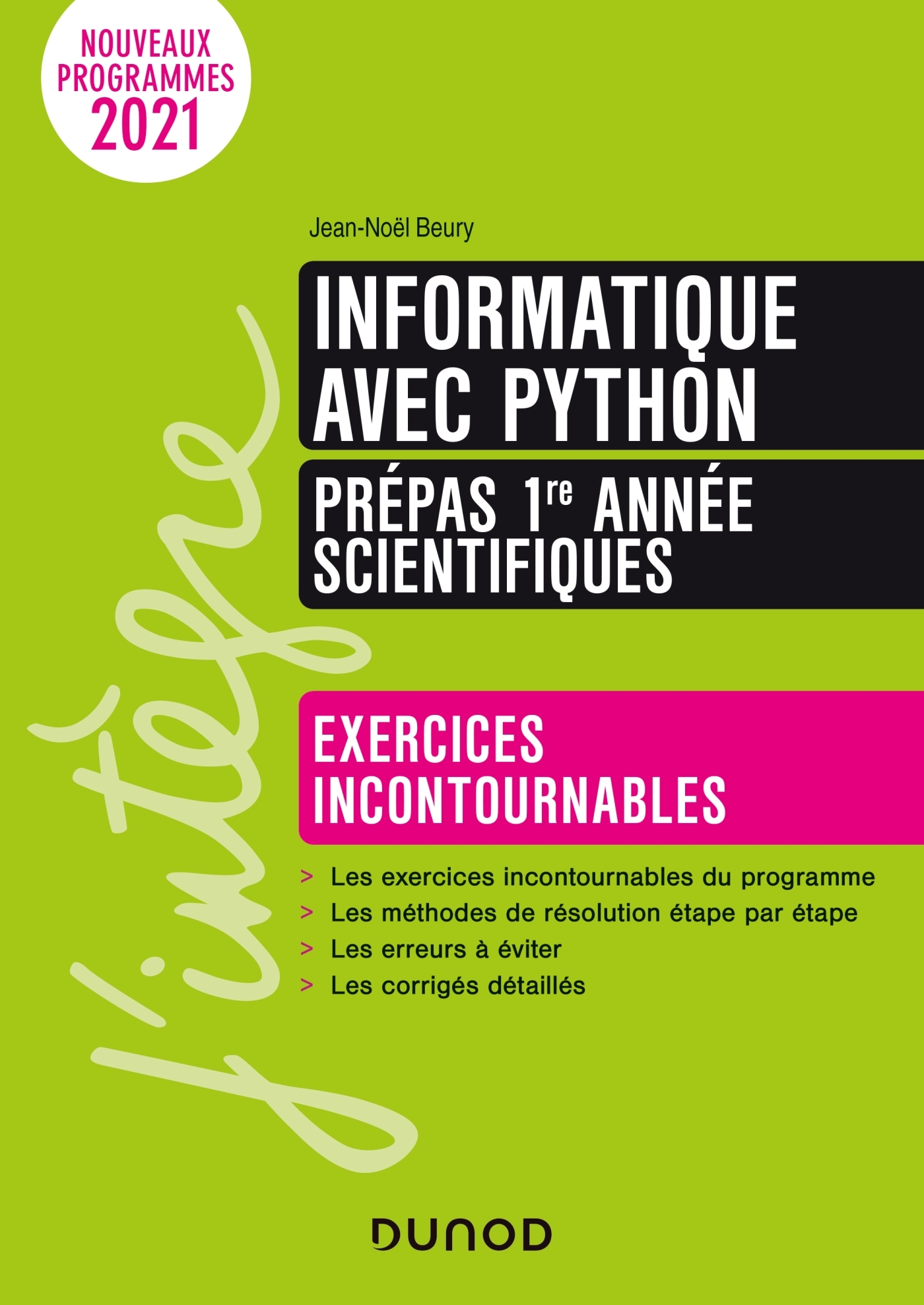 Informatique avec Python - Prépas 1re année scientifiques