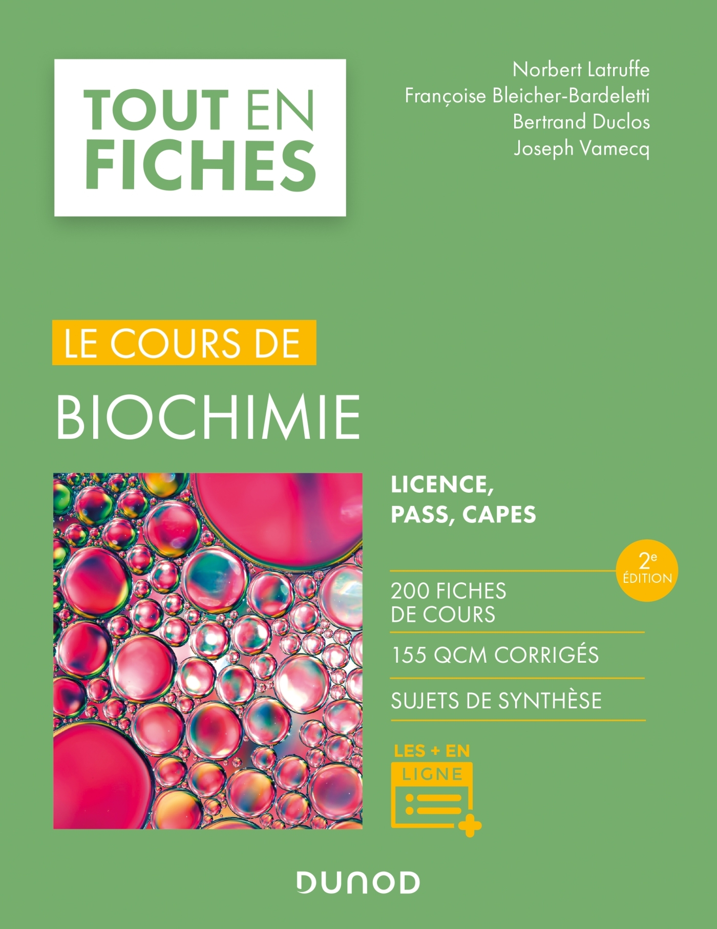 Le cours de biochimie - 2e éd