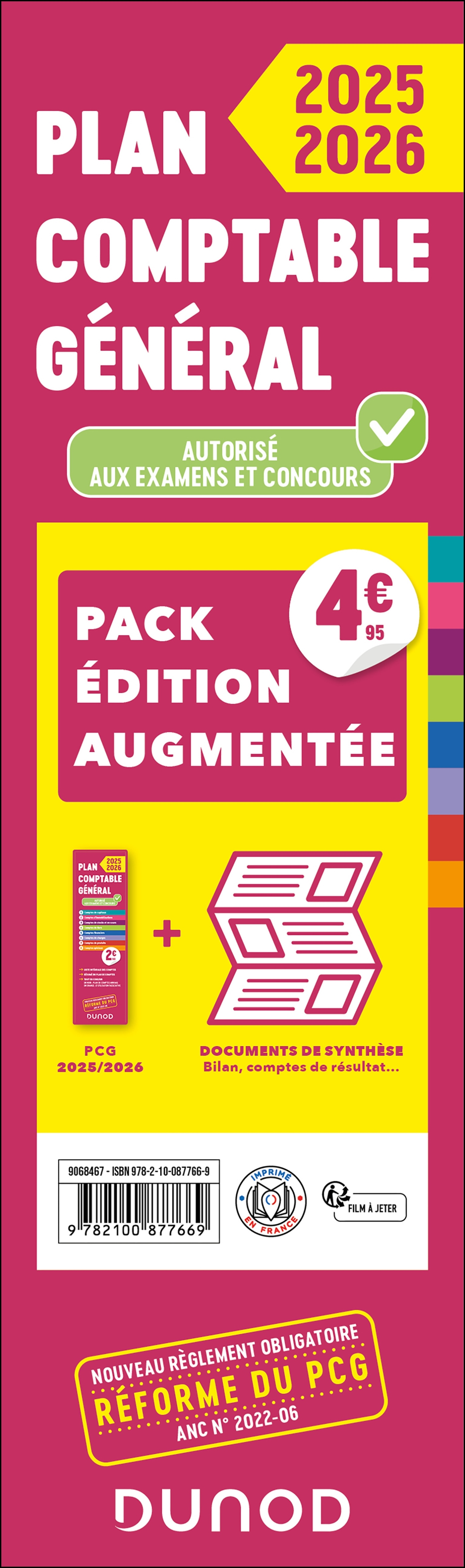 Plan comptable général - Pack édition augmentée : PCG 2025-2026 + Docs de synthèse