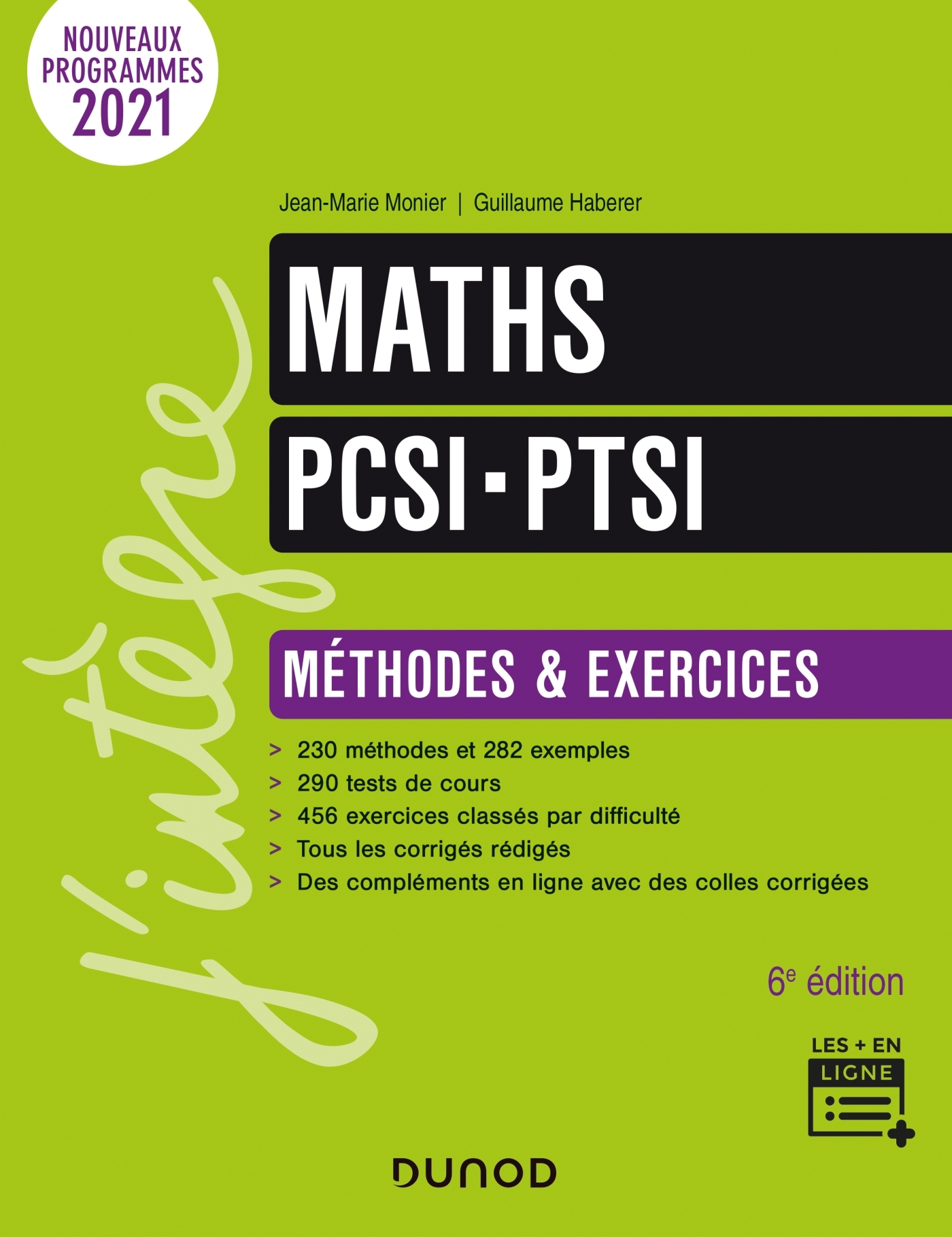 Maths PCSI-PTSI - Méthodes et exercices - 6e éd.