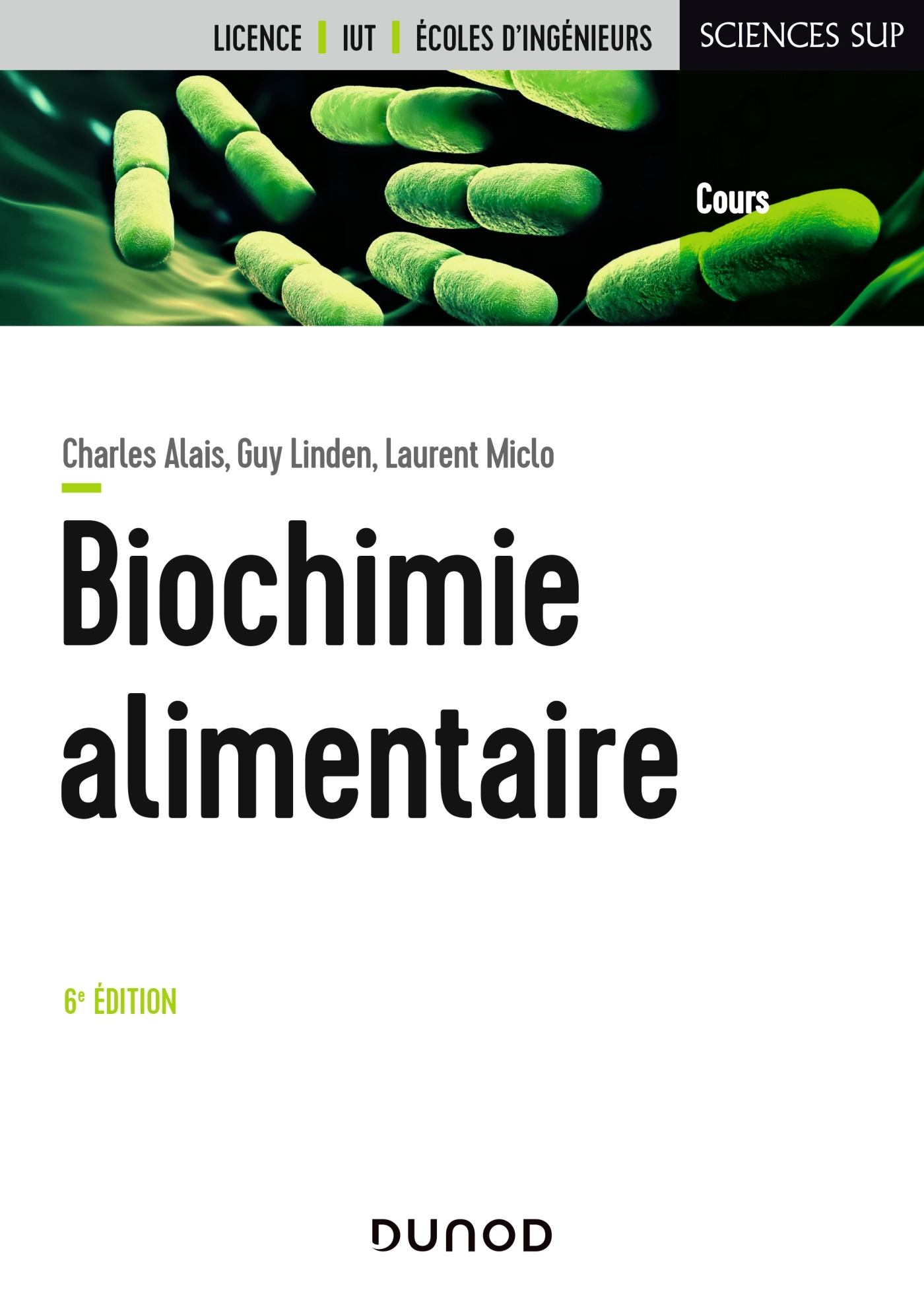 Biochimie alimentaire - 6e édition de l'abrégé