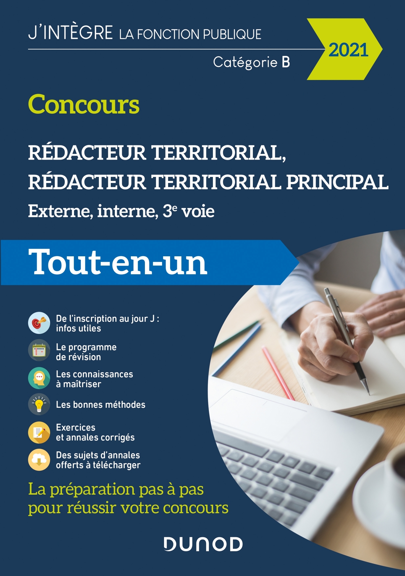 Concours Rédacteur territorial - 2021 - Externe, interne et 3e voie - Tout en un