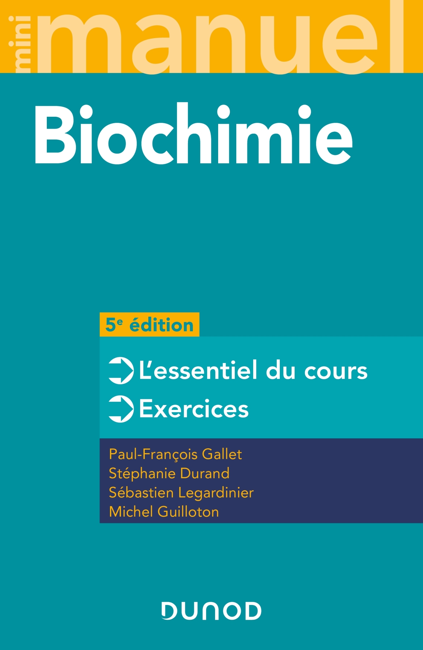 Mini Manuel - Biochimie - 5e éd.