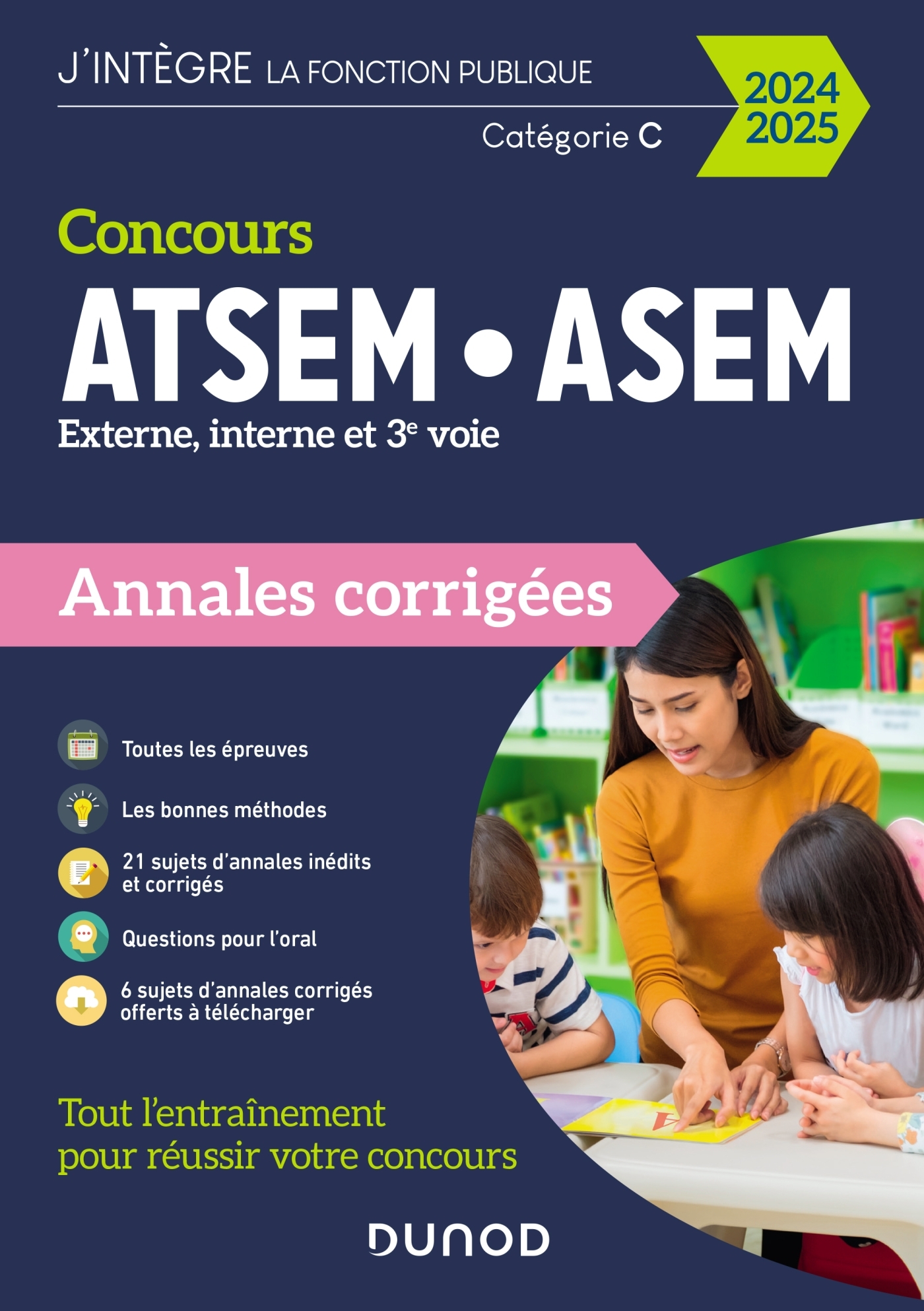 Concours ATSEM/ASEM - Annales corrigées - 2024-2025