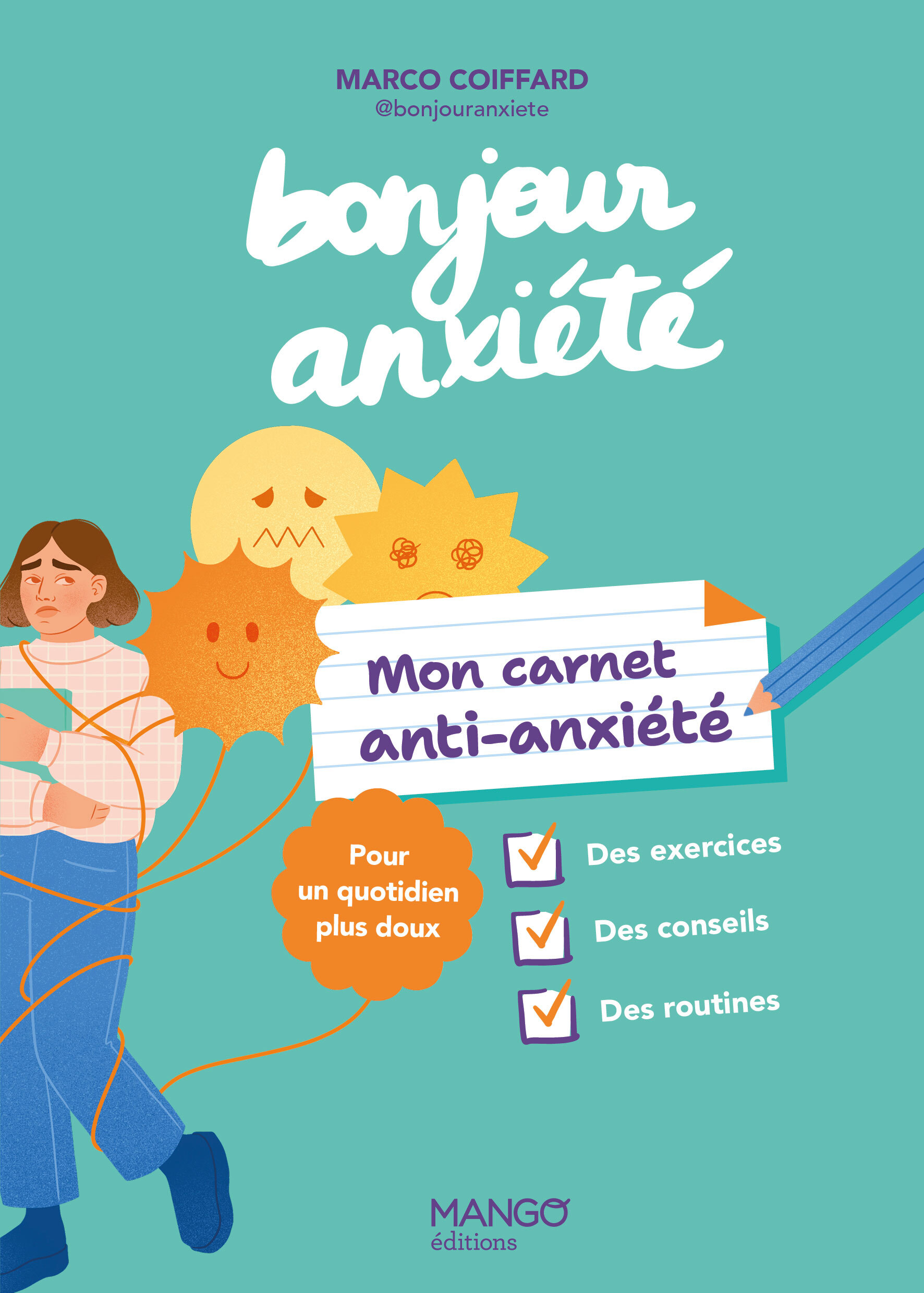 Mon carnet anti-anxiété - Bonjour anxiété