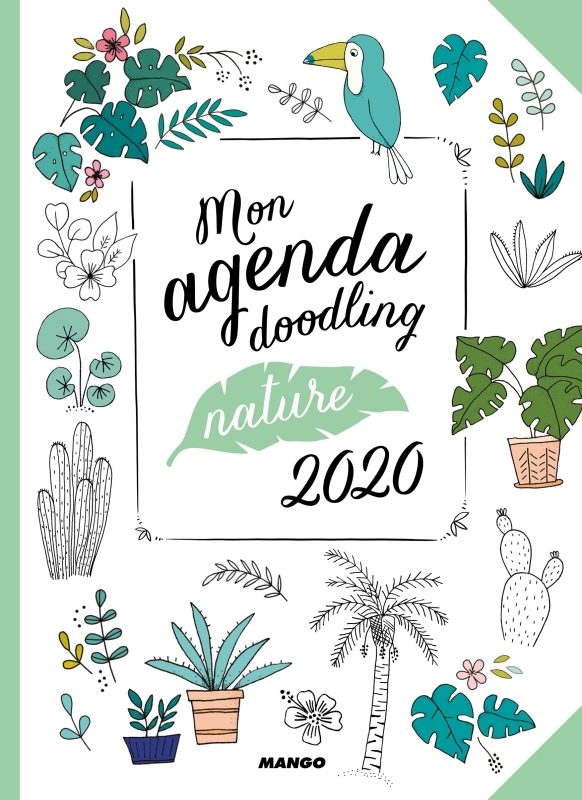 Mon agenda doodling nature 2020