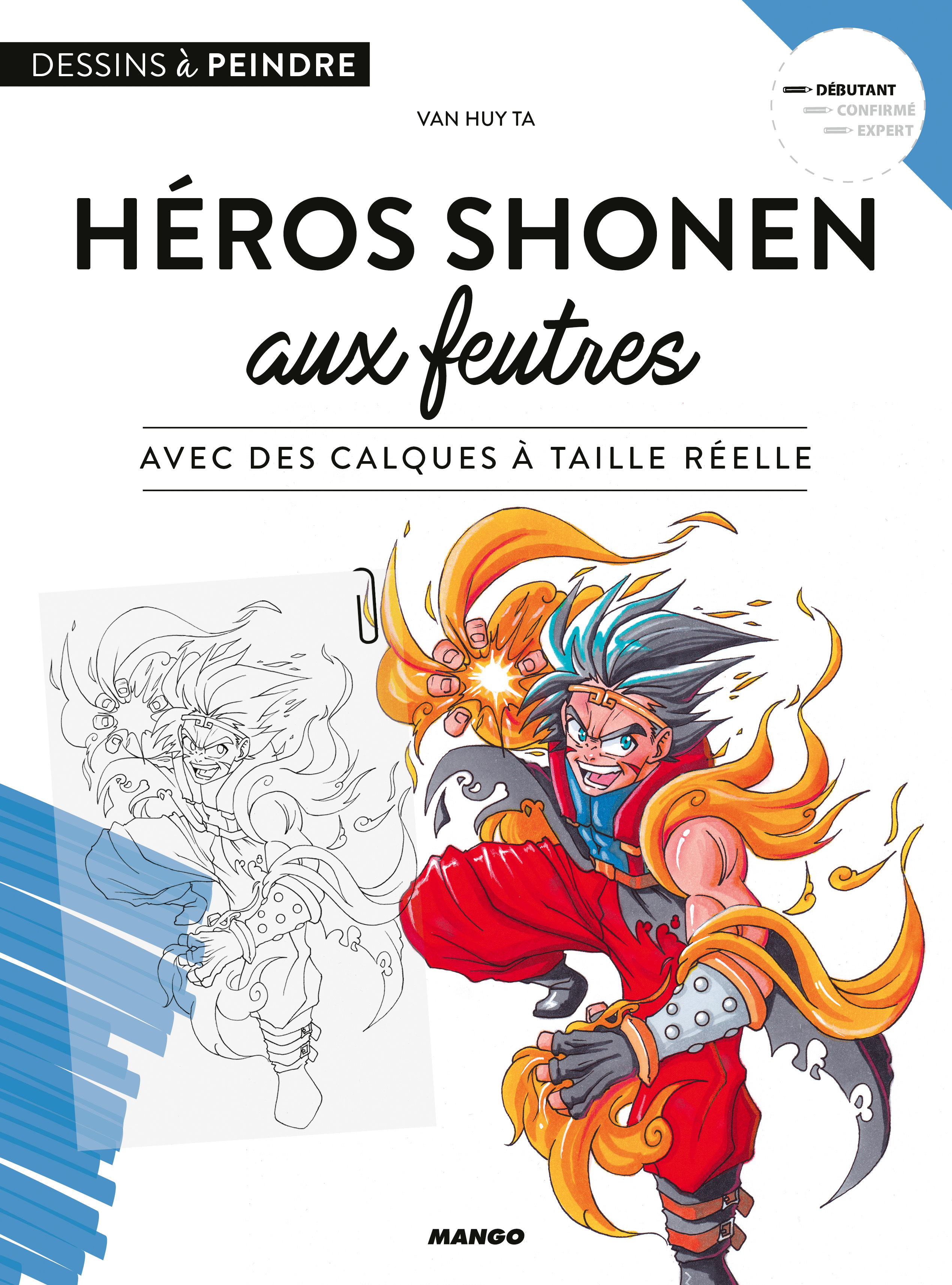 Héros shonen aux feutres
