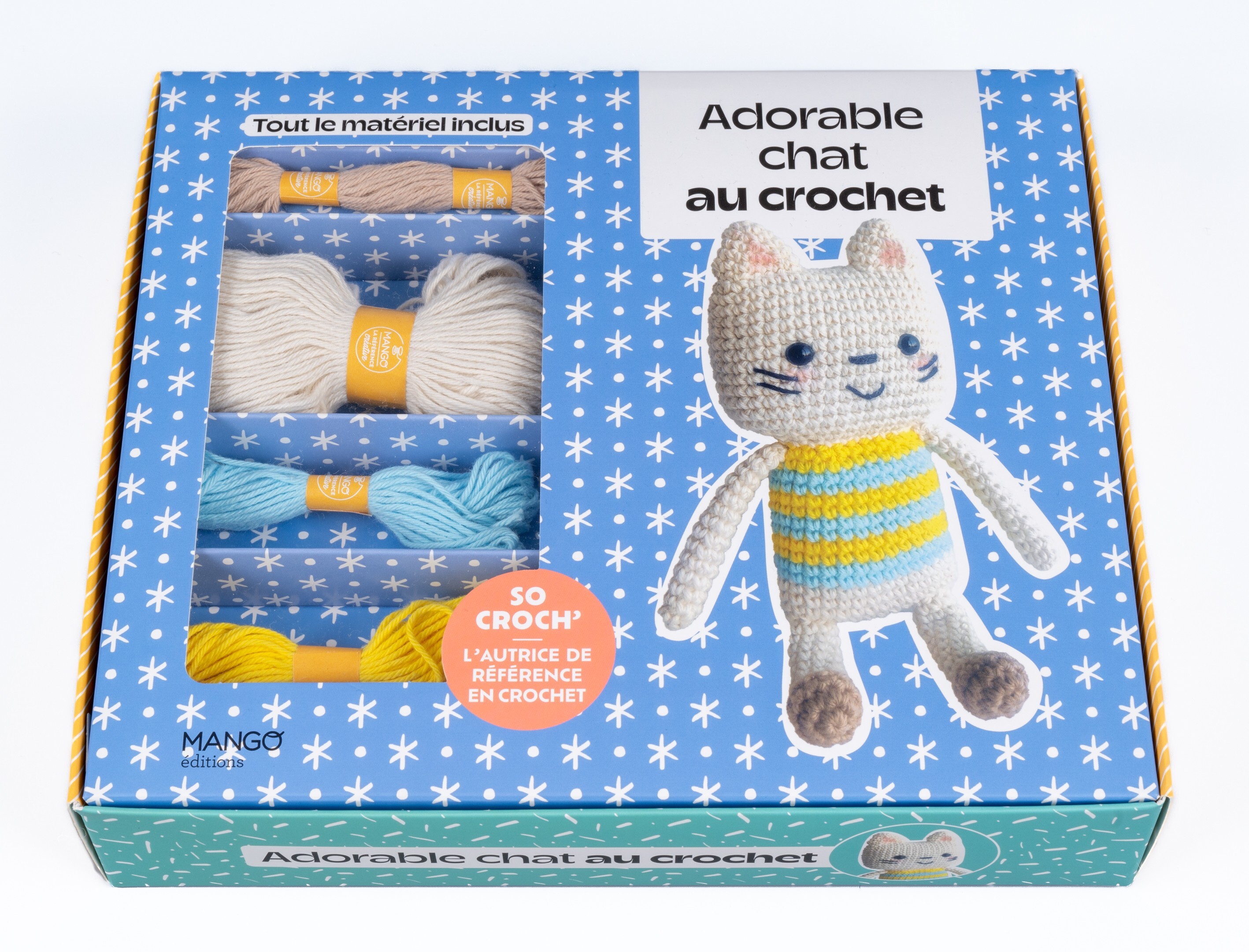 Adorable chat au crochet