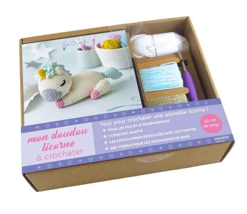 Mon doudou licorne à crocheter