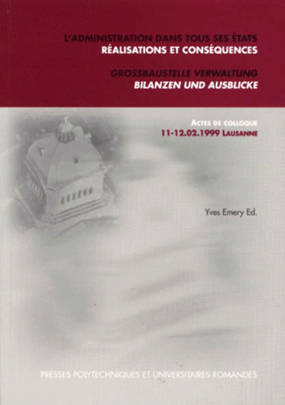 Administrat.Dans Tous Etats