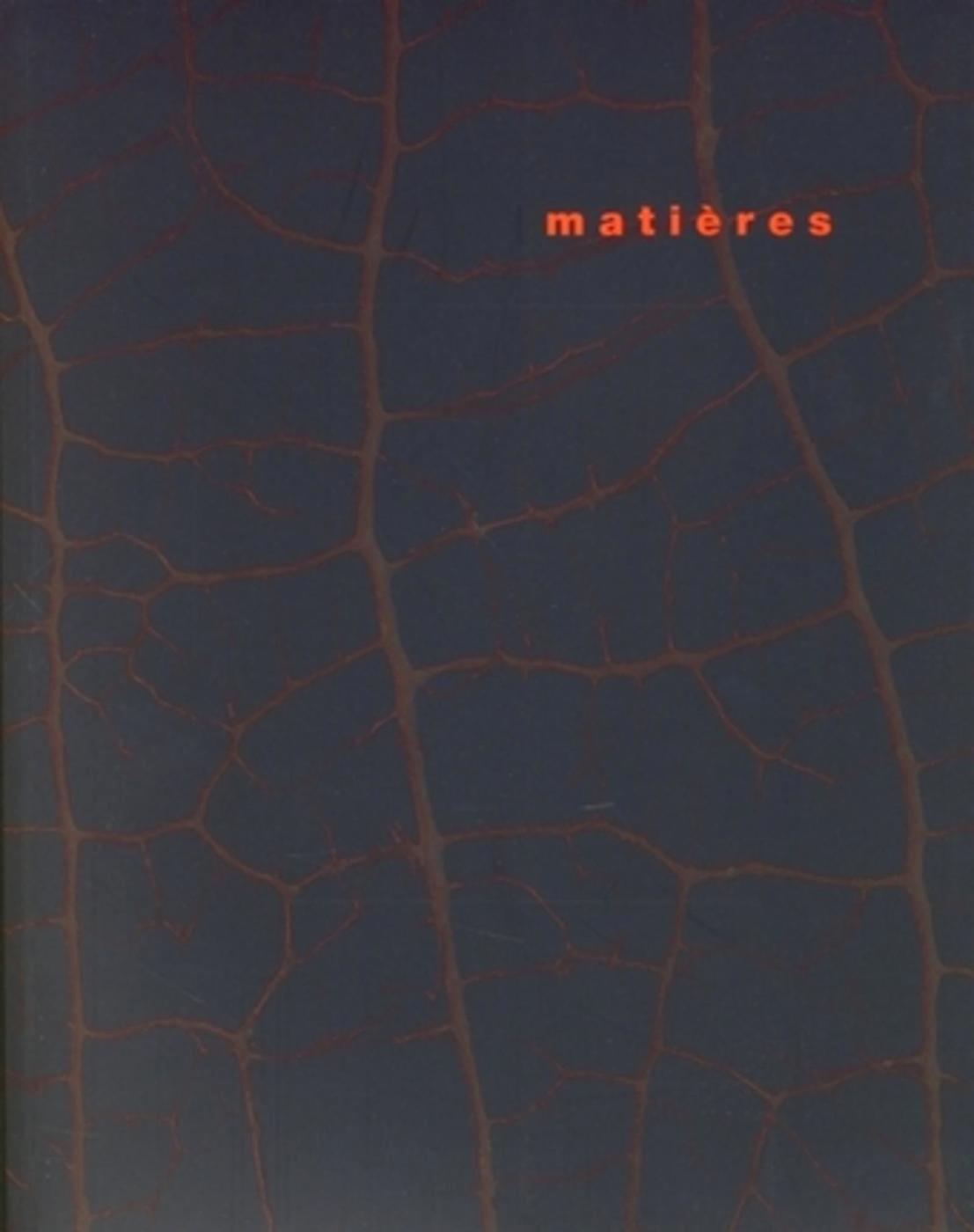 Matières - n° 9