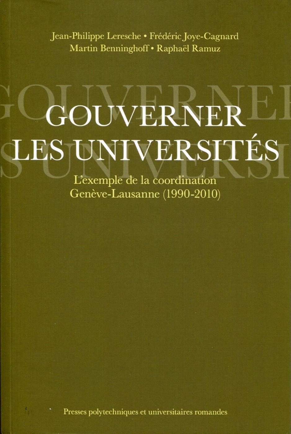 Gouverner les universités