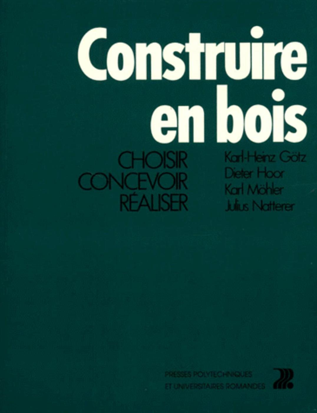 Construire en bois 1 (version brochée)