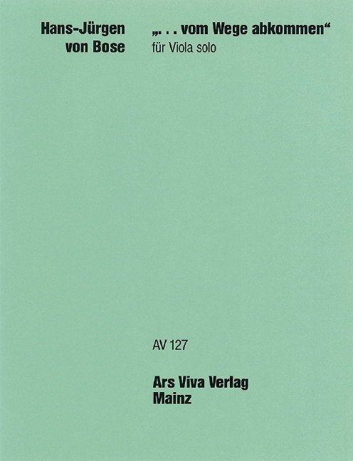 ... vom Wege abkommen