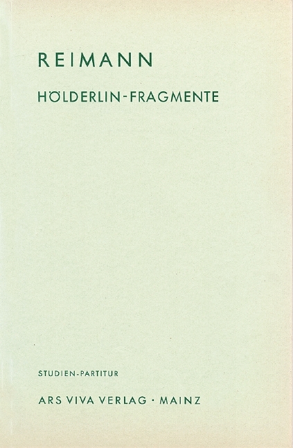 Hölderlin-Fragmente