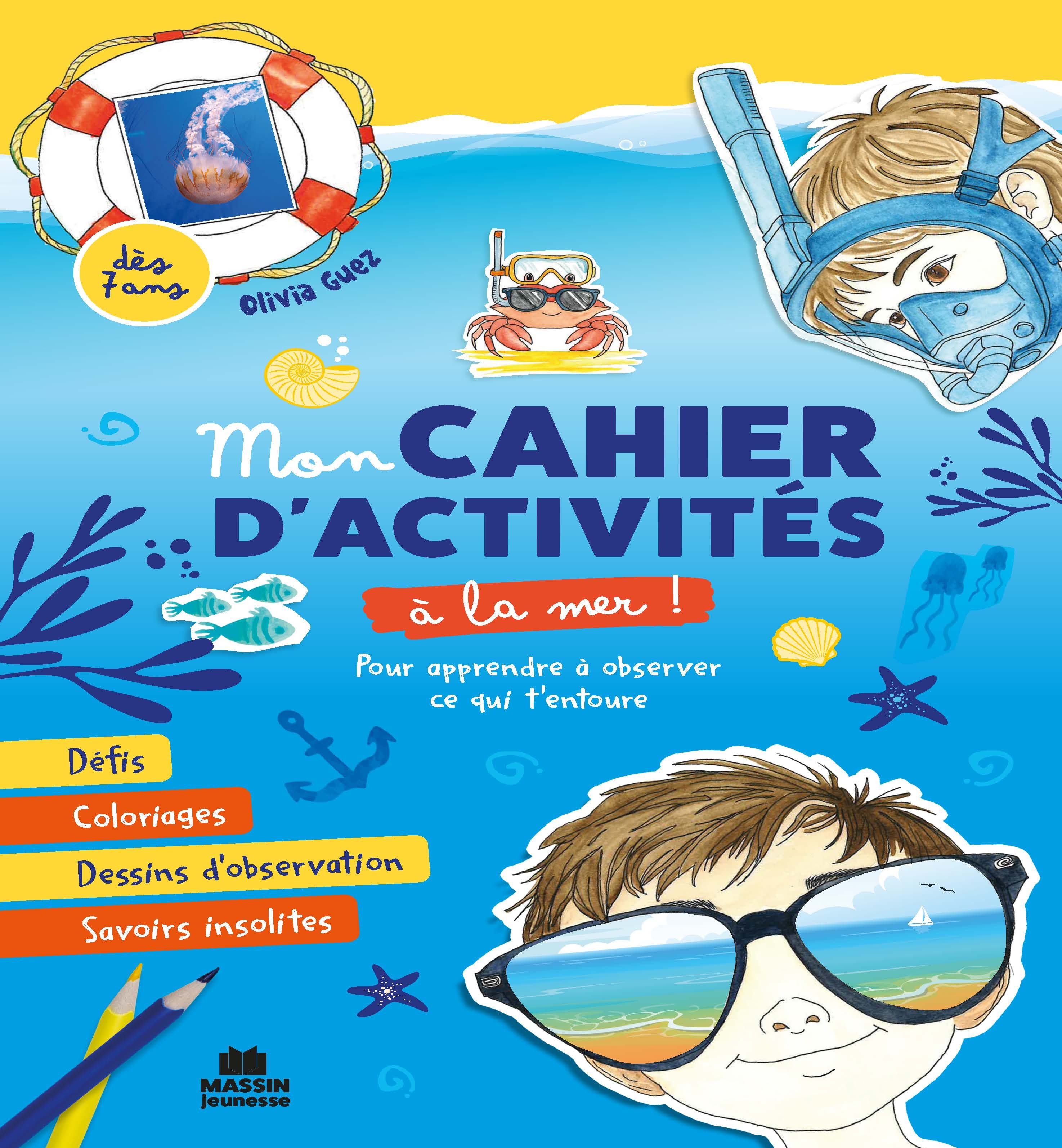 Cahier d'activités créatives - à la mer