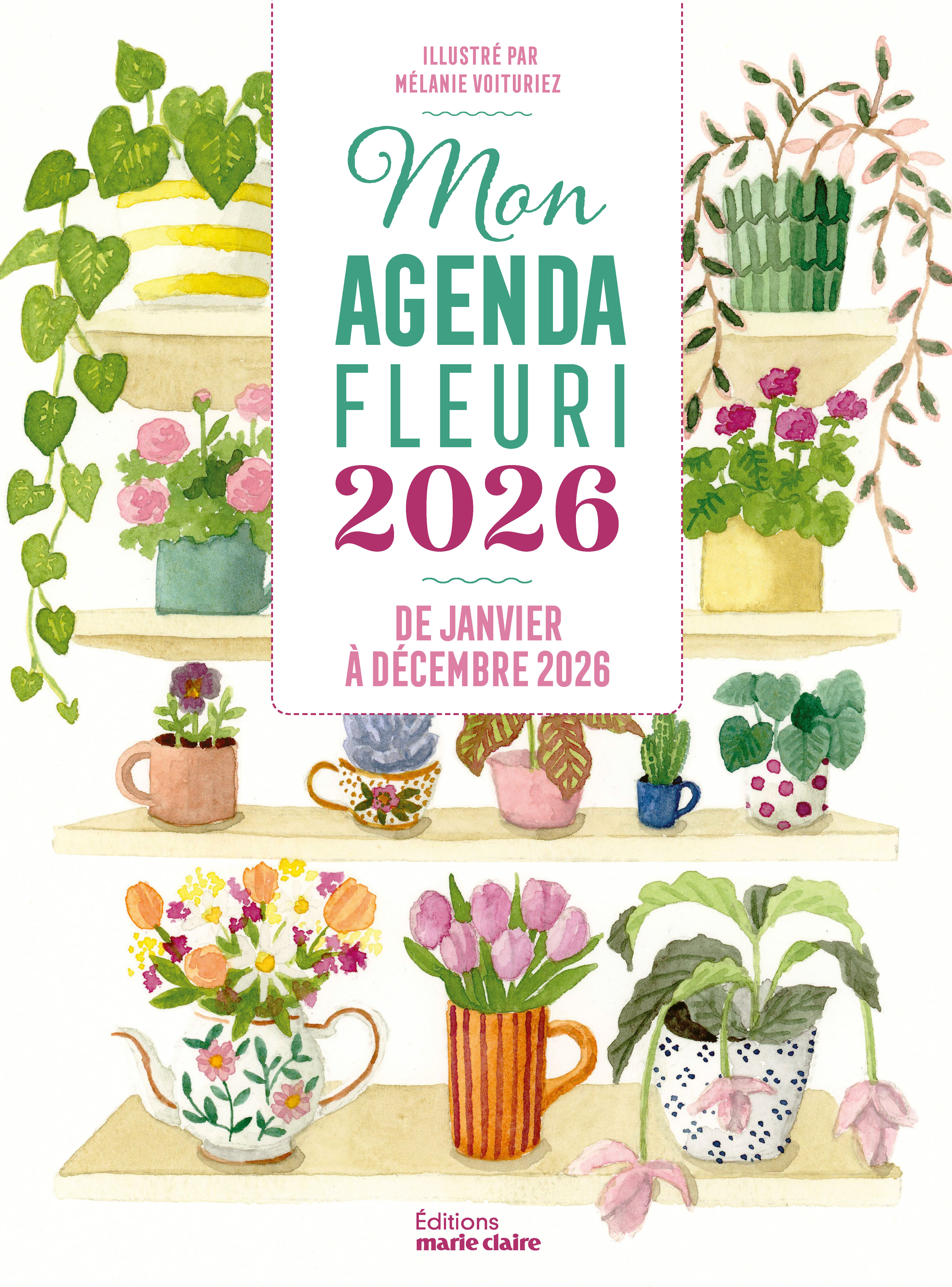 Mon agenda fleuri 2026