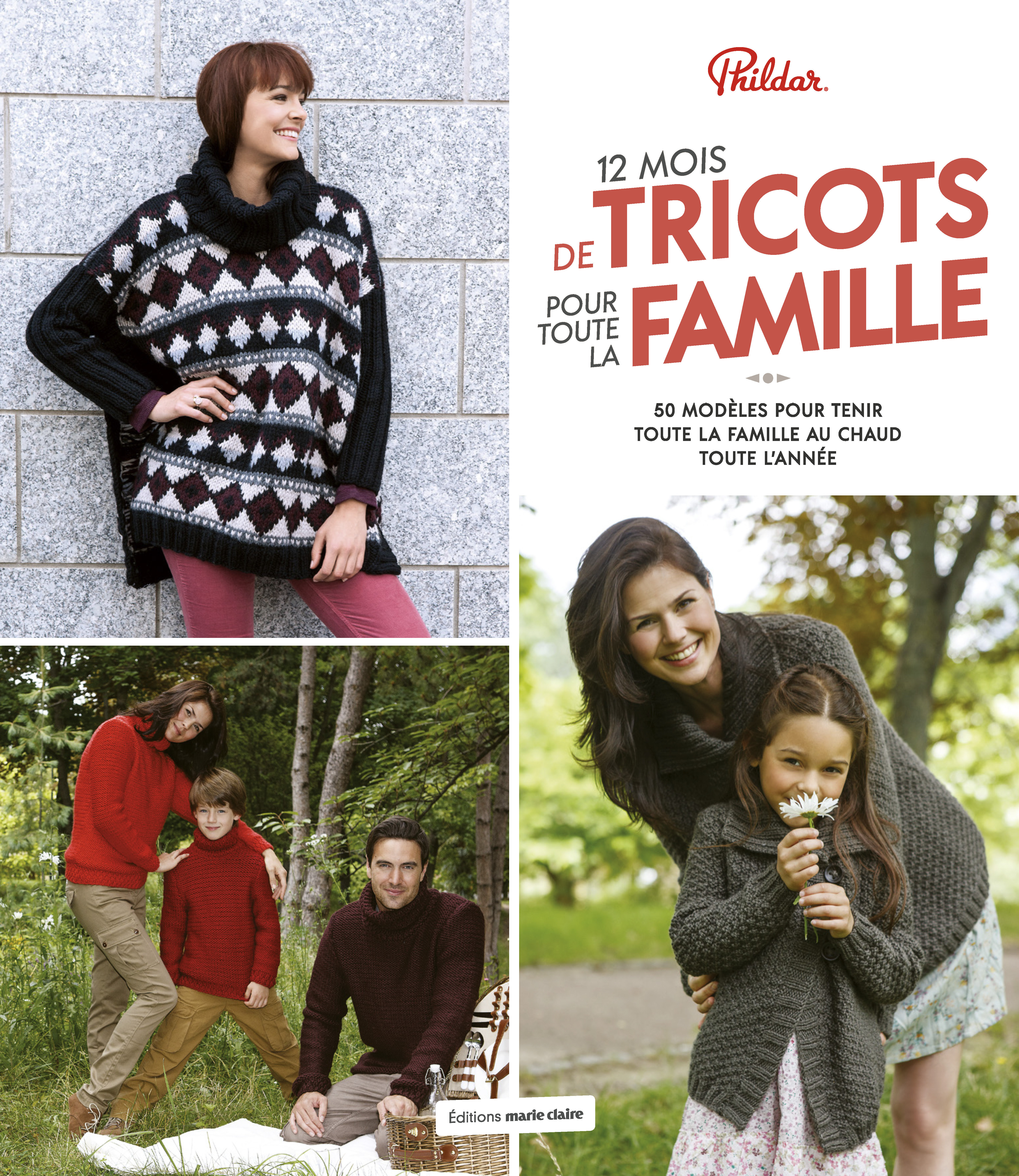 12 mois de tricots pour toute la famille 