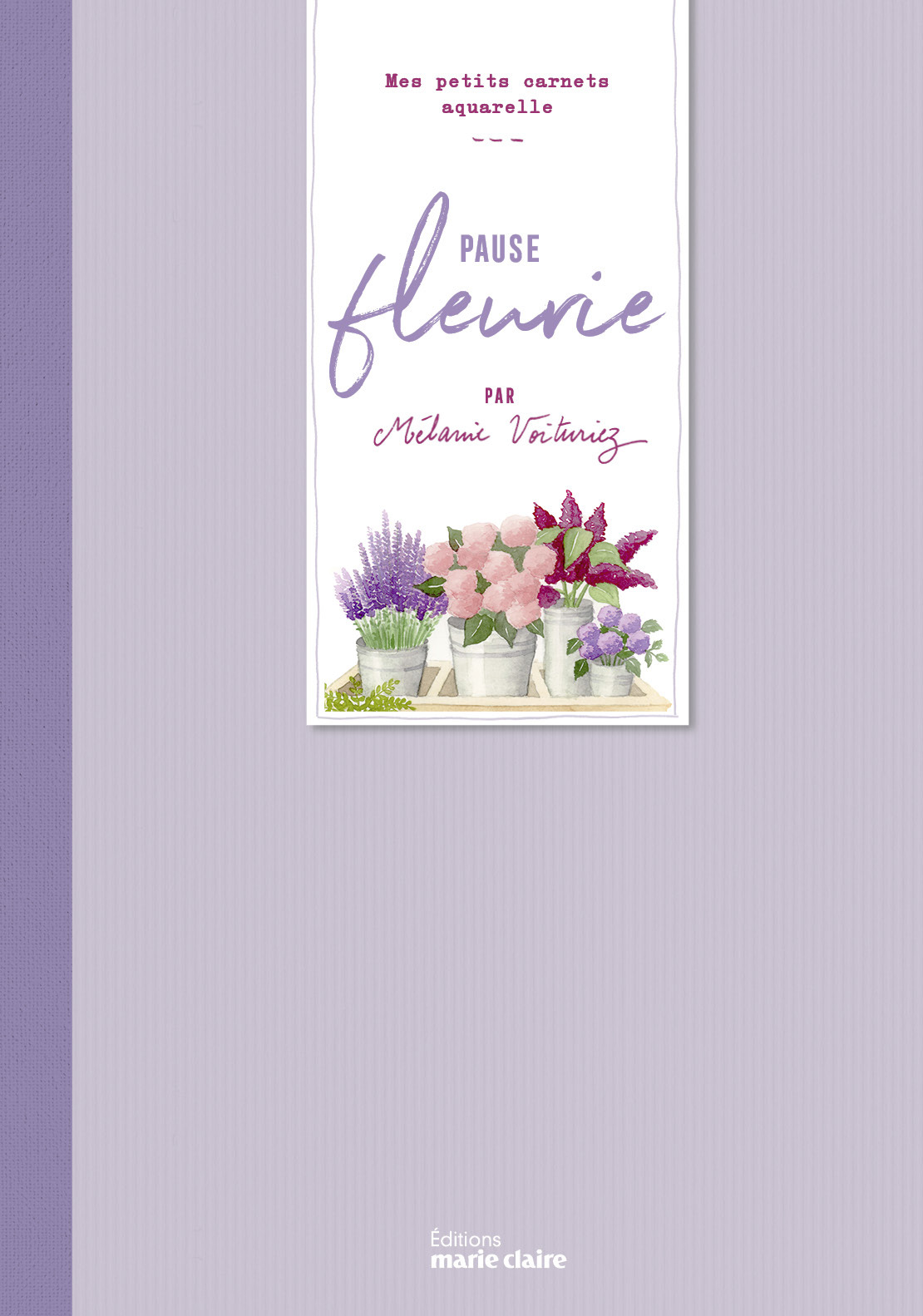 Pause fleurie - Mes petits carnets aquarelle