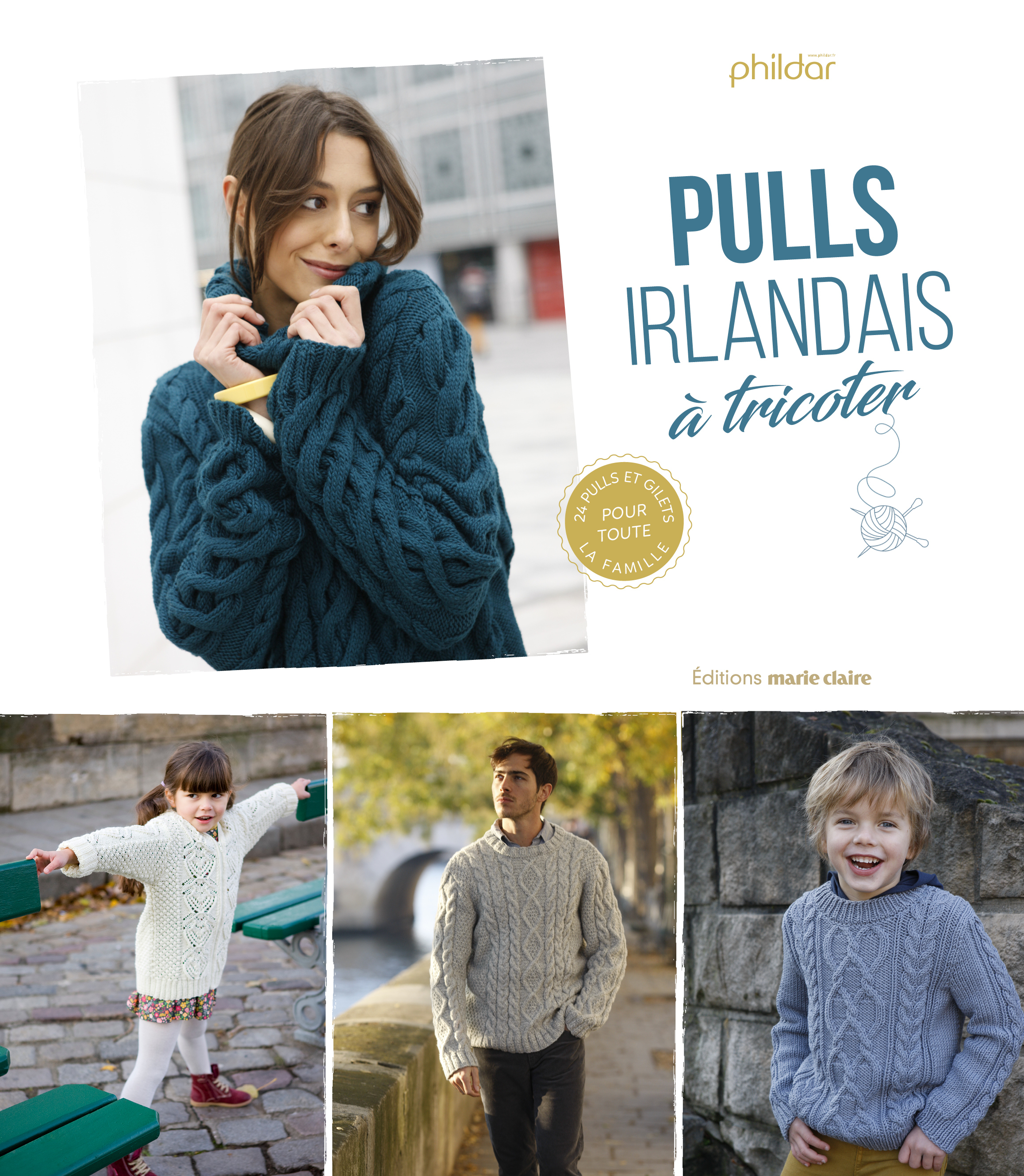 Pulls irlandais à tricoter