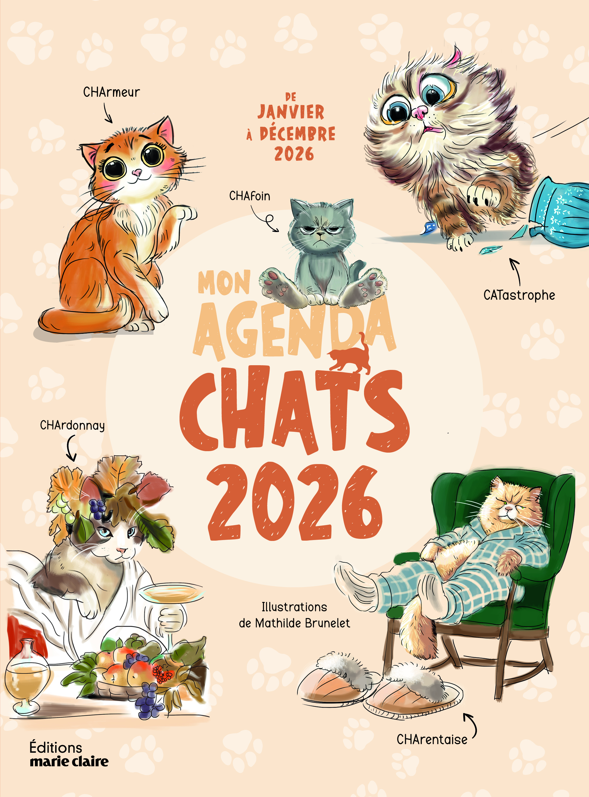 Mon agenda chats 2026