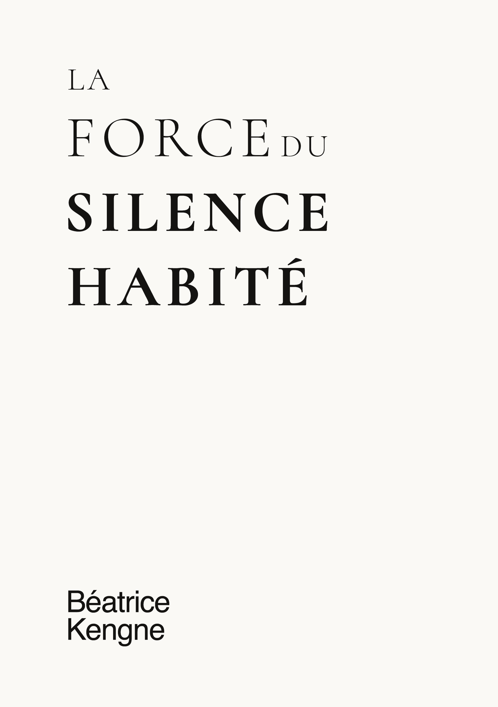 La force du silence habité