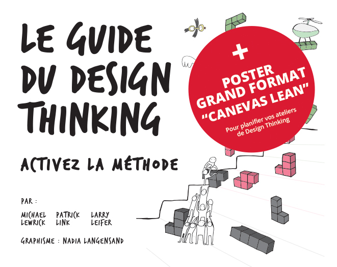 Coffret : Le guide du design thinking + Poster canevas Lean