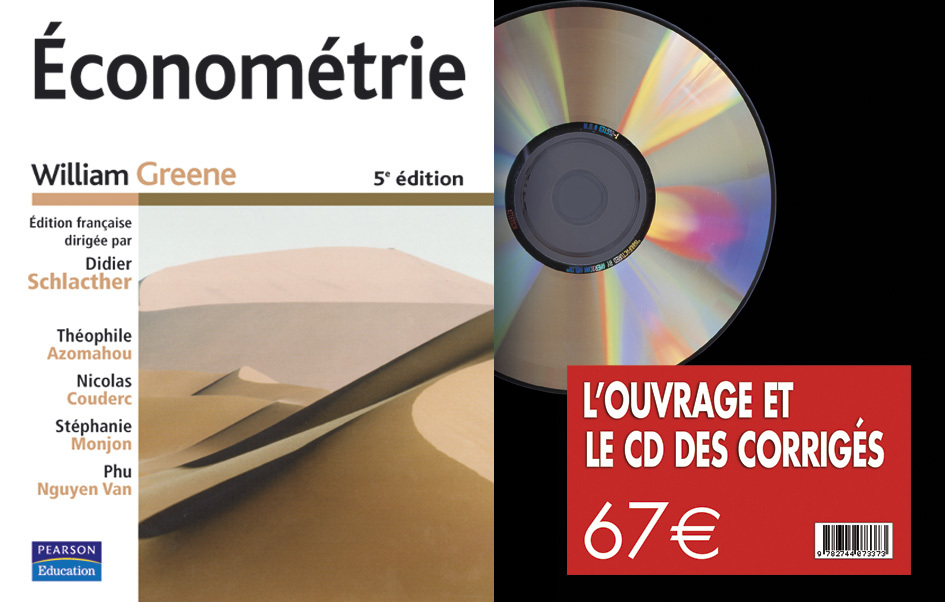 ECONOMETRIE 5ED MANUEL + CD CORRIGES VP (7097+7341)