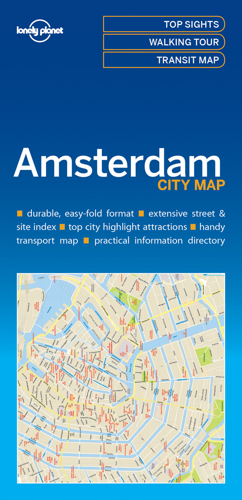 Amsterdam City Map 1ed -anglais-