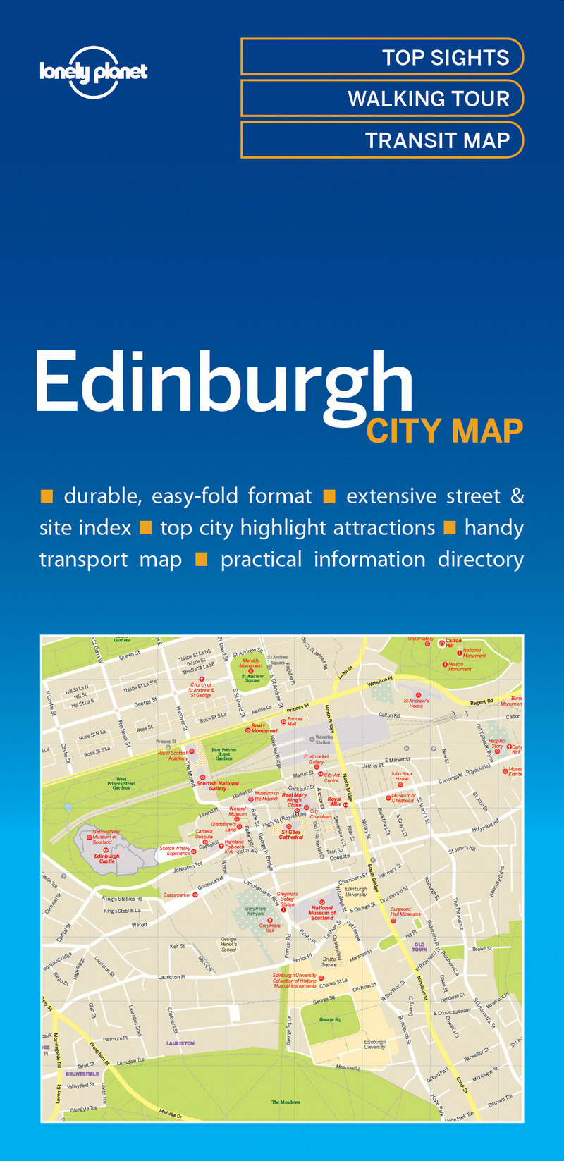 Edinburgh City Map 1ed -anglais-