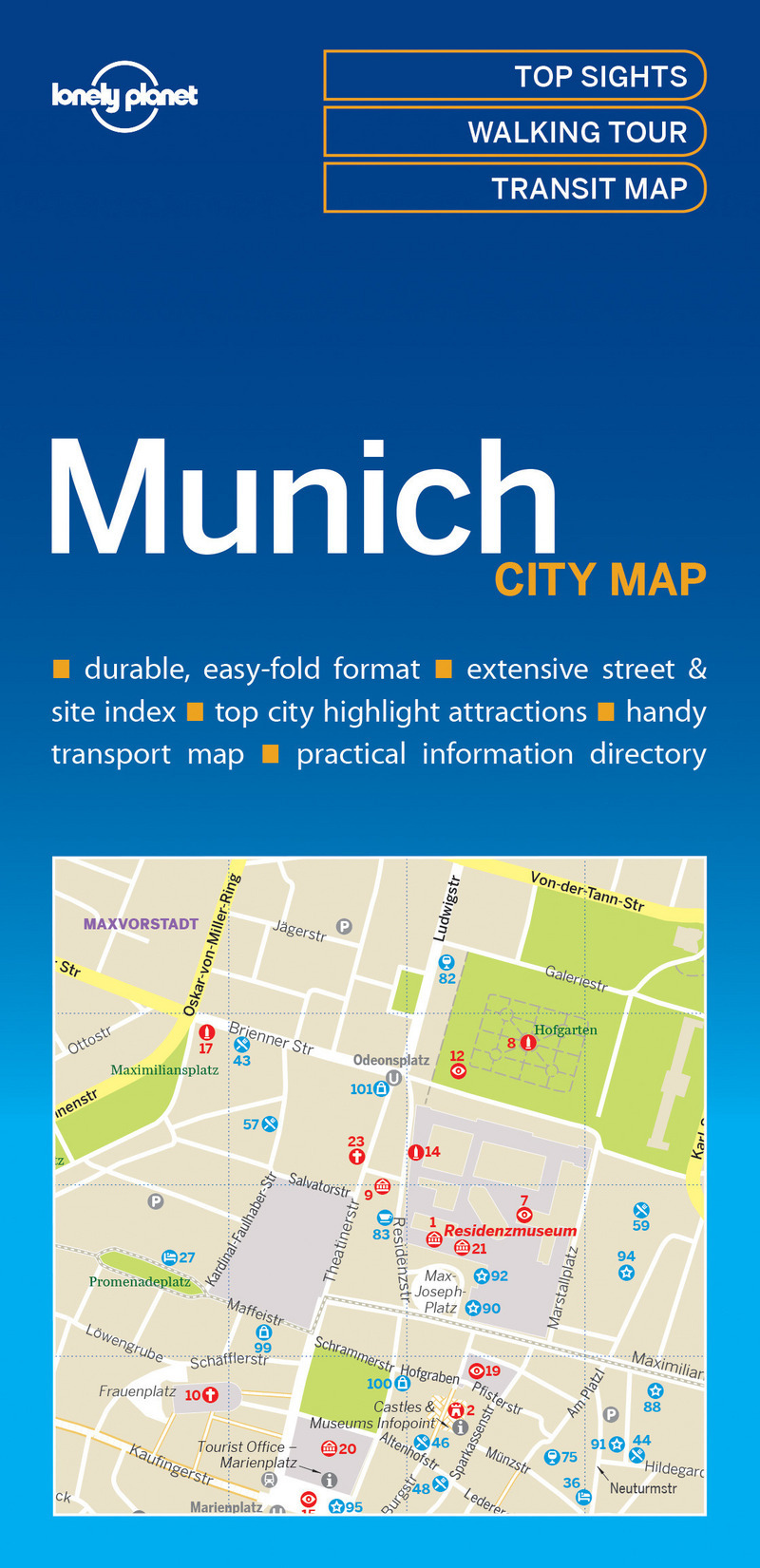 Munich City Map 1ed -anglais-