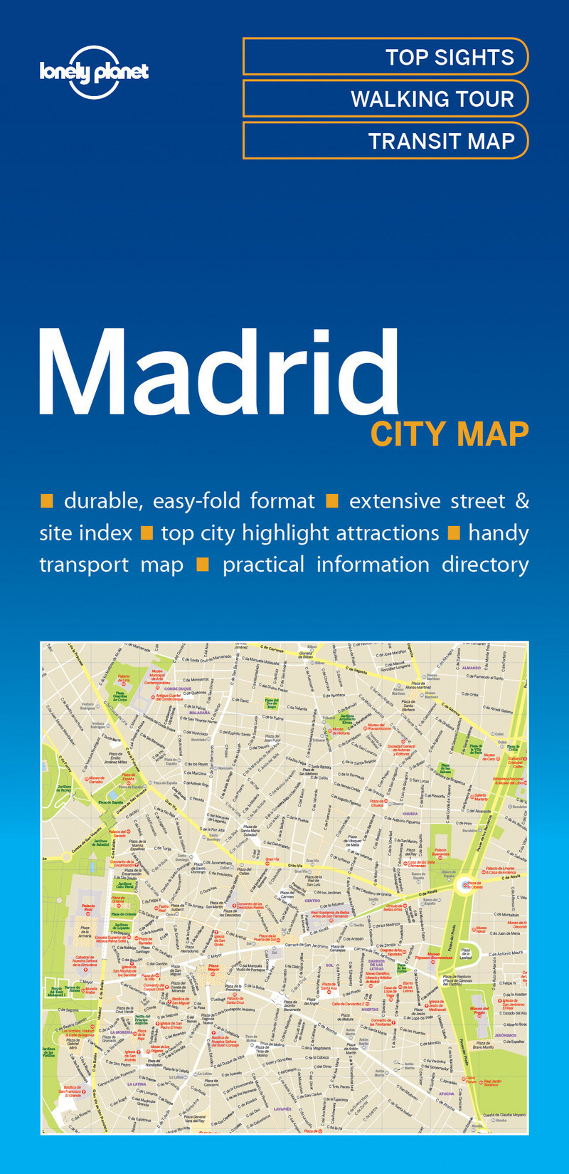 Madrid City Map 1ed -anglais-