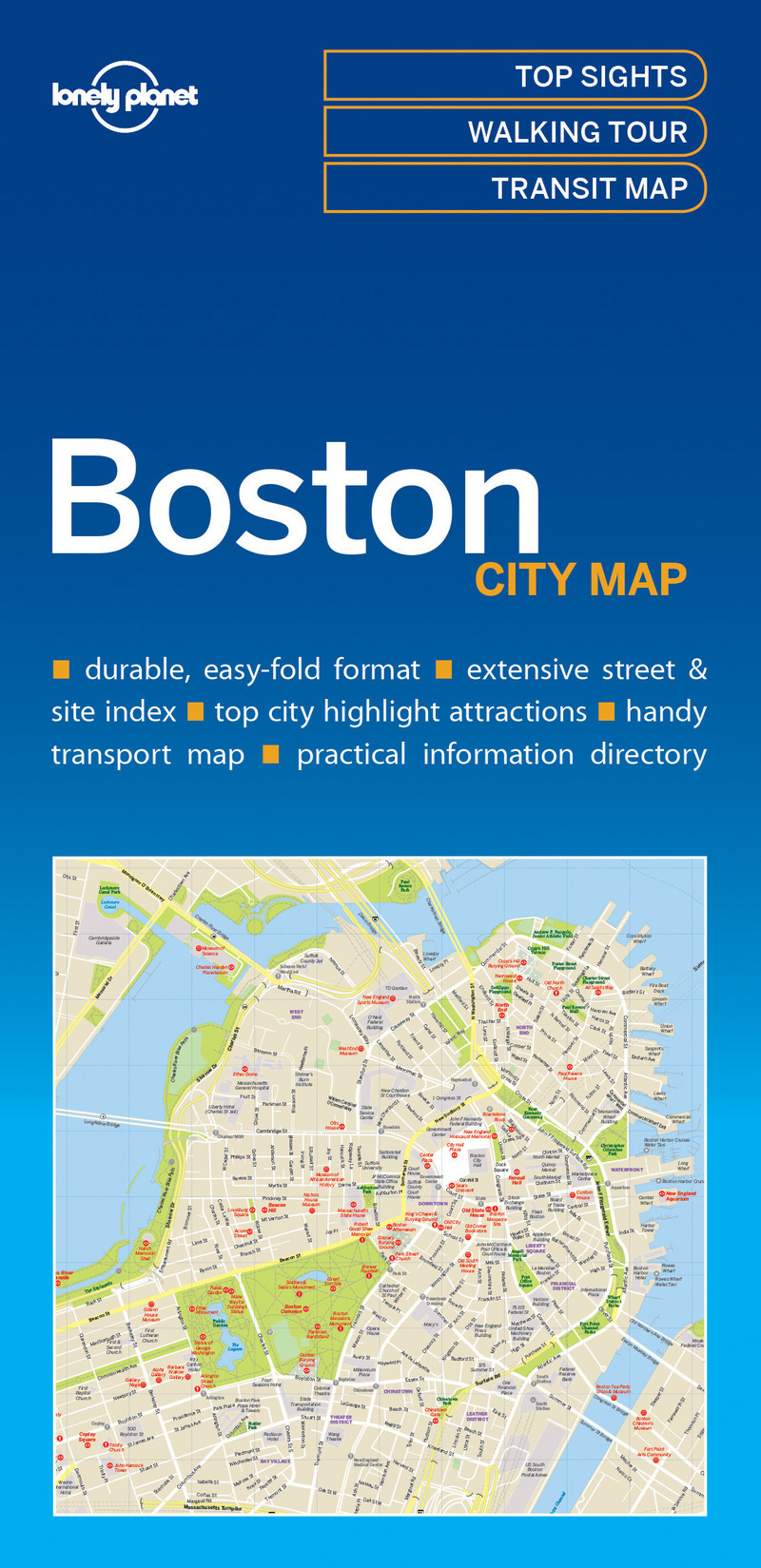Boston City Map 1ed -anglais-