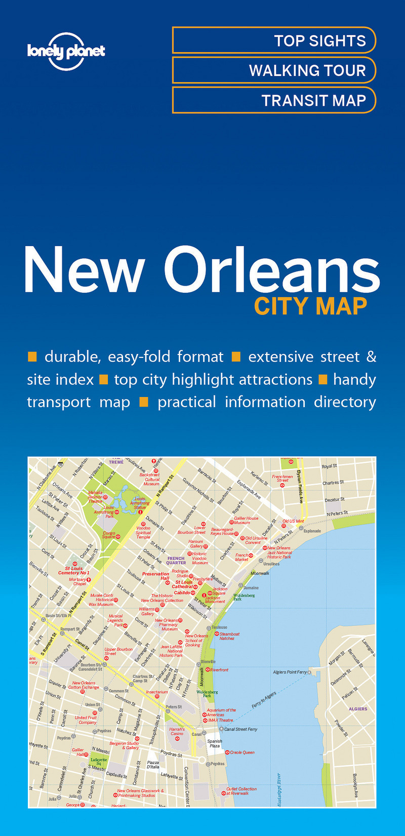 New Orleans City Map 1ed -anglais-