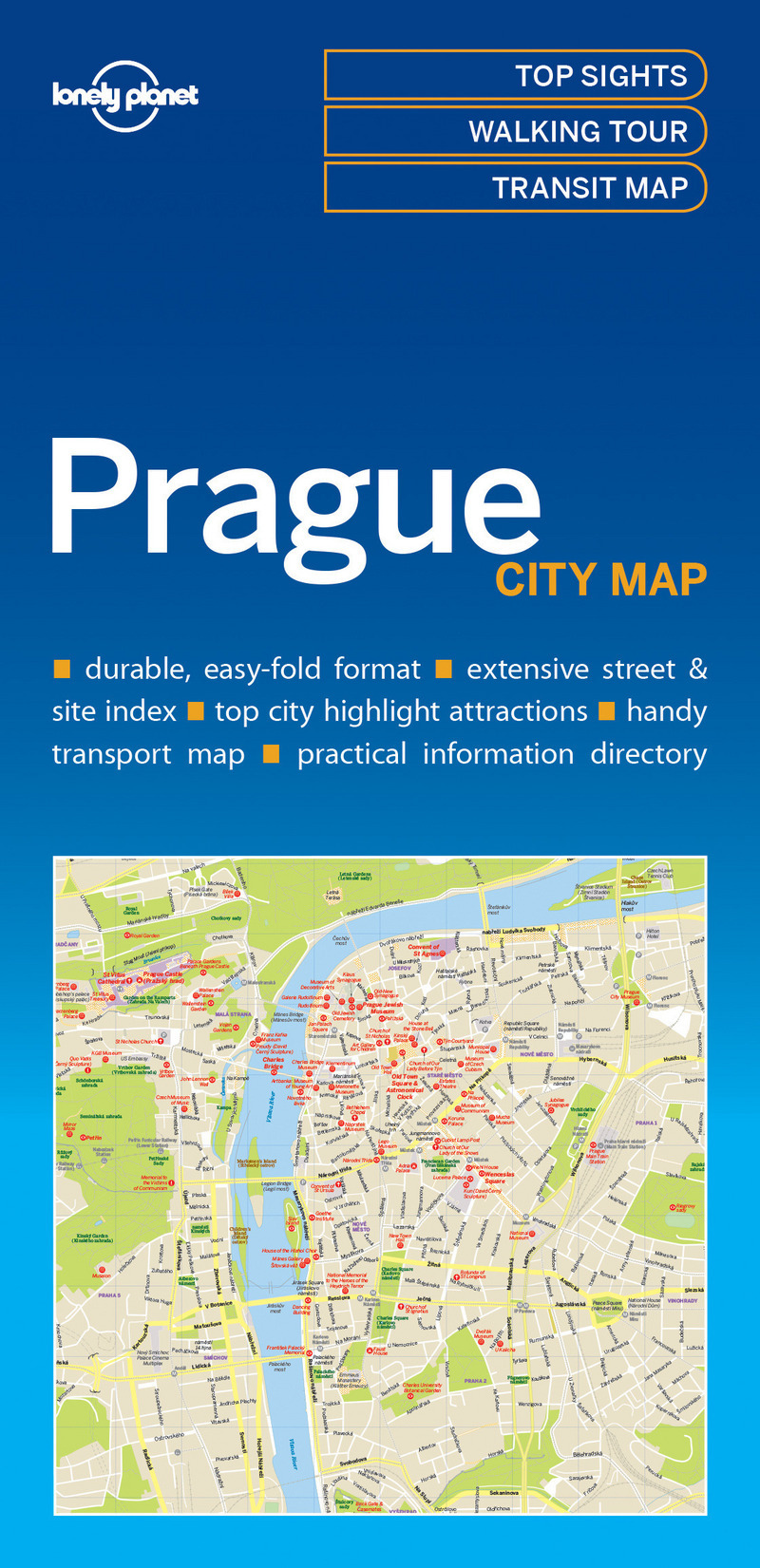 Prague City Map 1ed -anglais-