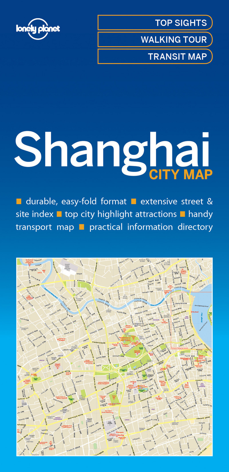 Shanghai City Map 1ed -anglais-