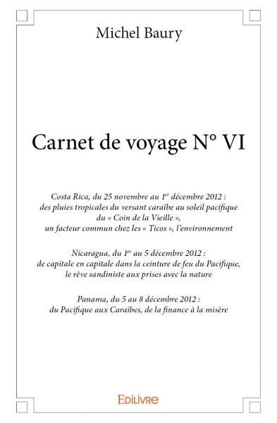 Carnet de voyage n° vi