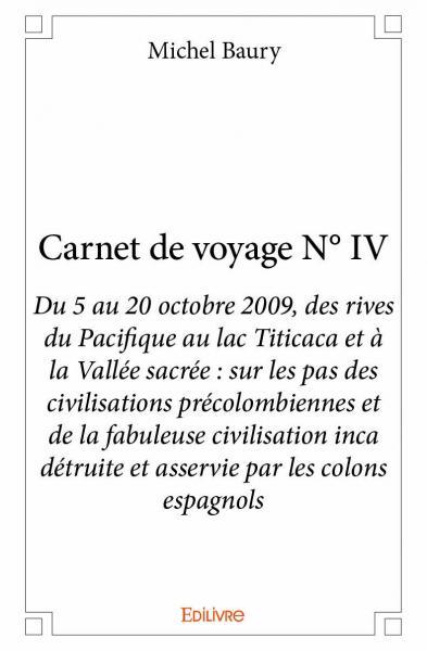 Carnet de voyage n° iv