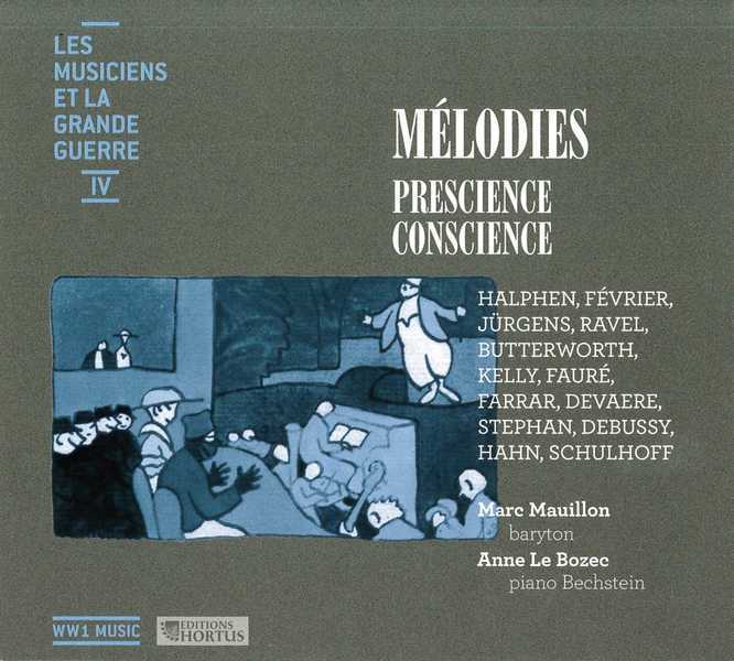 Mélodies préscience, conscience - CD