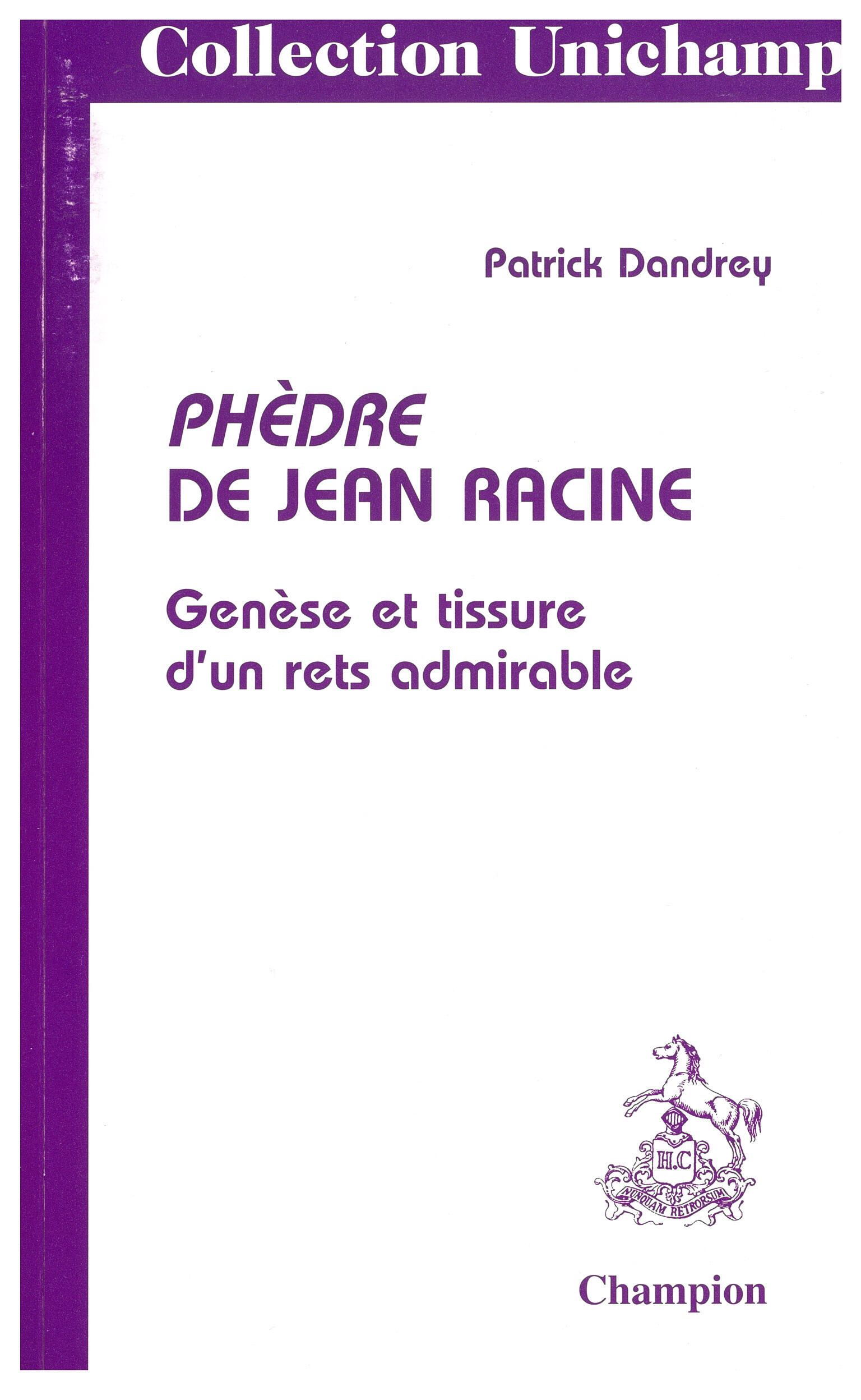 Phèdre de Jean Racine