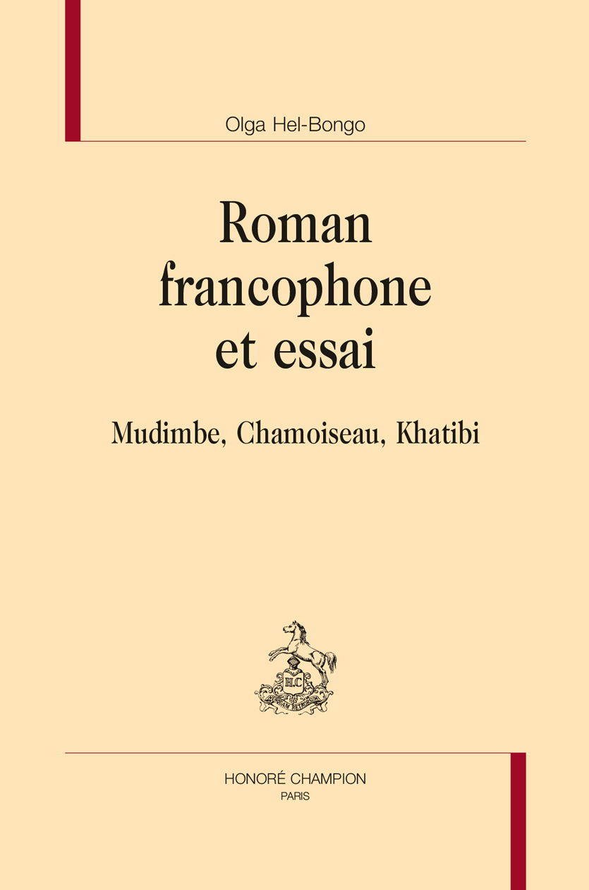 ROMAN FRANCOPHONE ET ESSAI