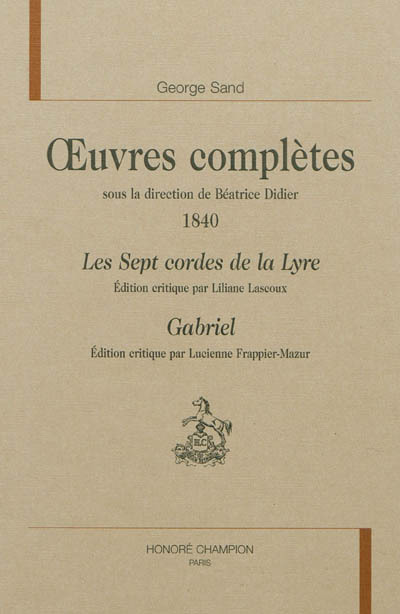 Les Sept cordes de la Lyre - Gabriel (1840)