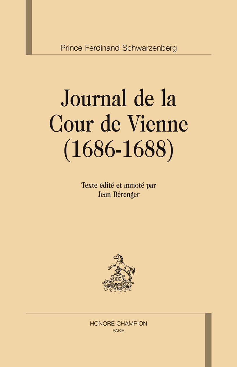 Journal de la cour de Vienne - 1686-1688