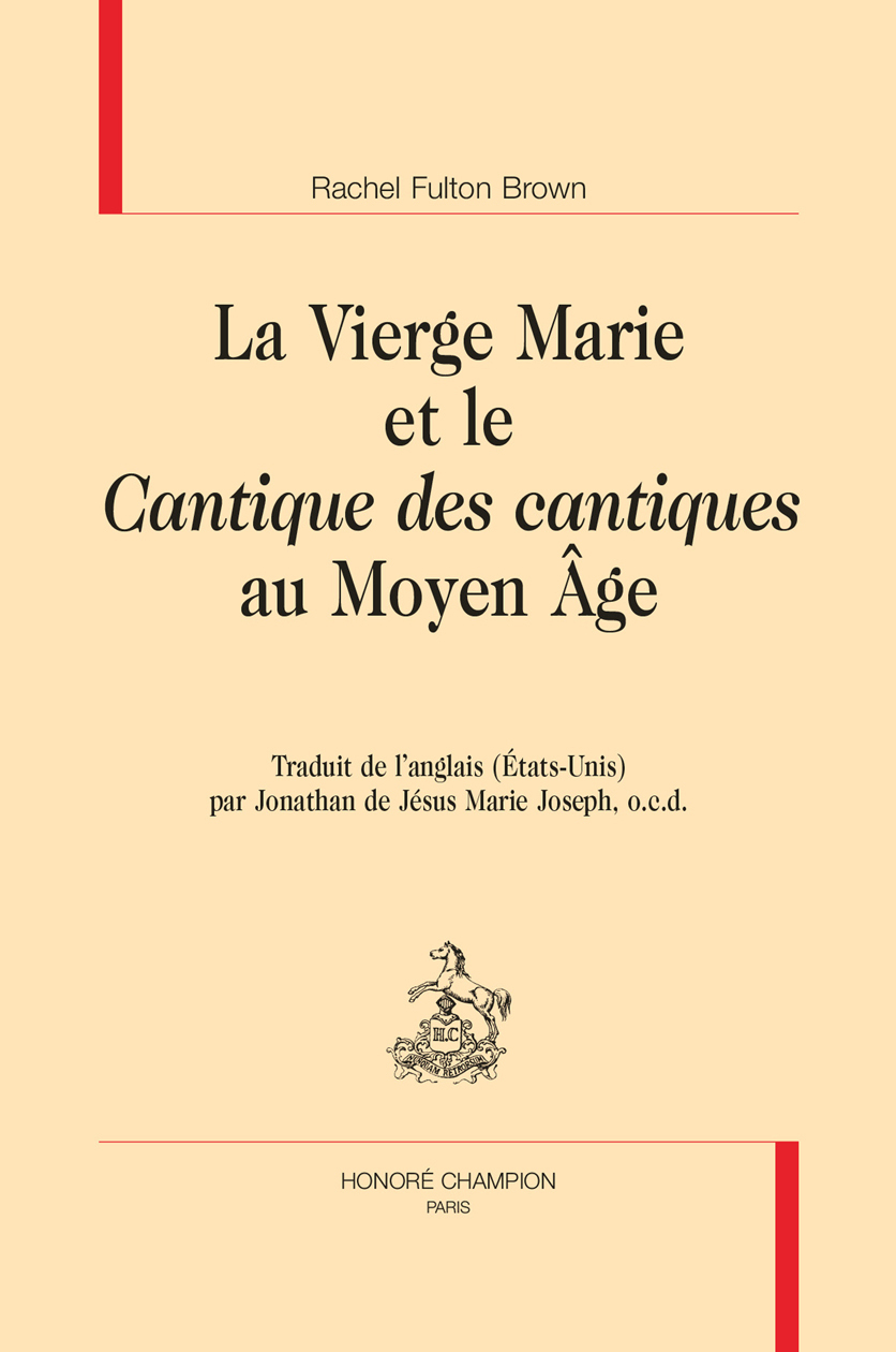 La Vierge Marie et le Cantique des cantiques au Moyen Âge