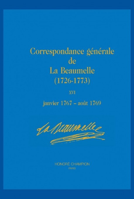 Correspondance générale (1726-1773) T16
