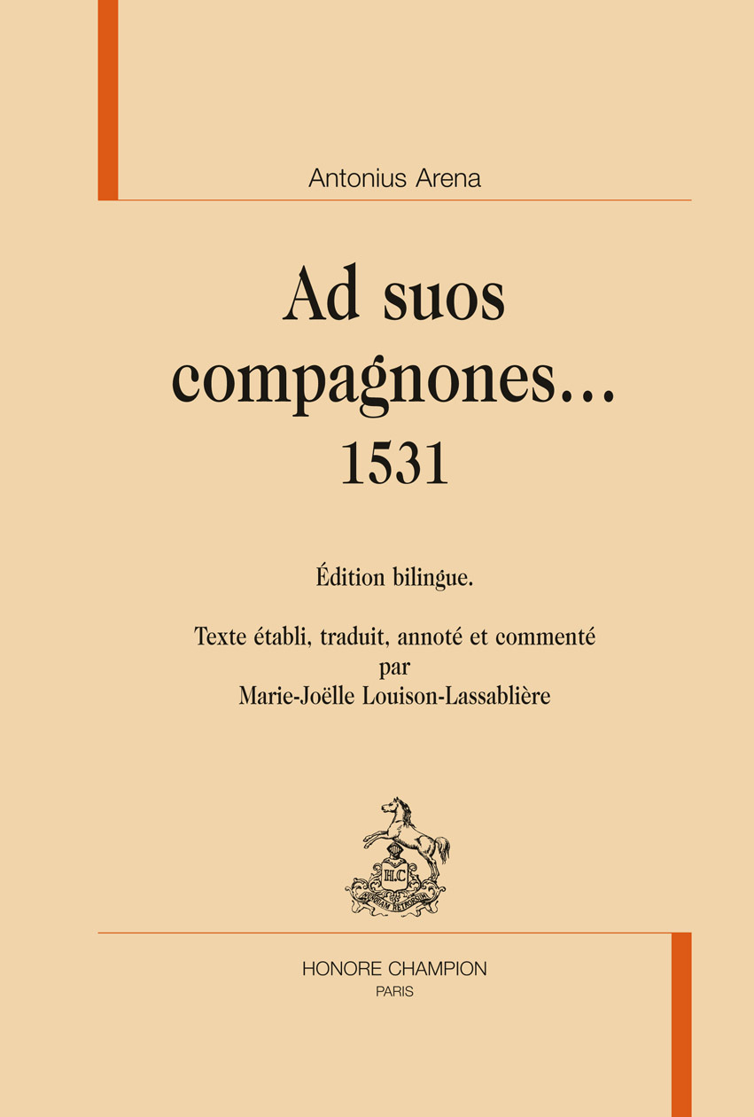 Ad suos compagnones, 1531
