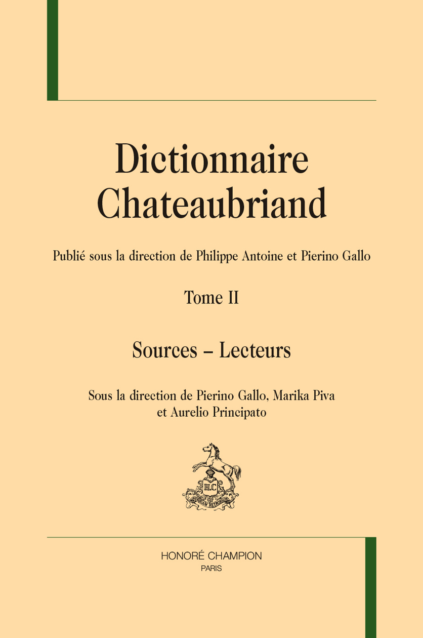 Dictionnaire Chateaubriand T2