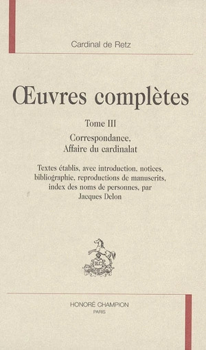 Oeuvres complètes T3