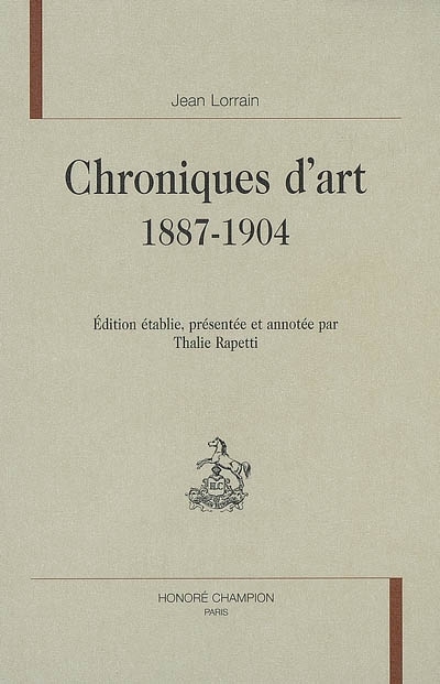 Chroniques d'art - 1887-1904